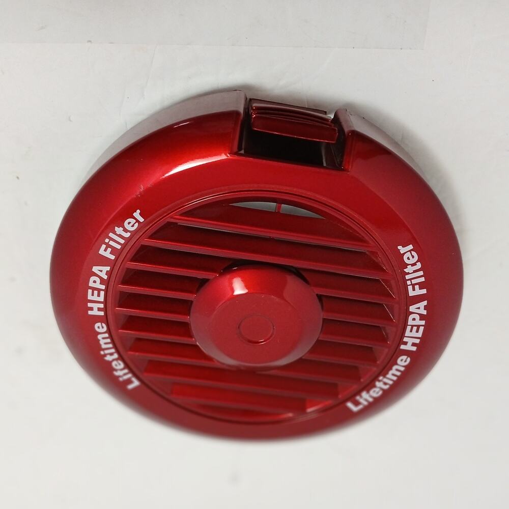 OEM Hoover Elite Rewind U5509-900 Part Exhaust Filter Cover - Red 59157108 Clean